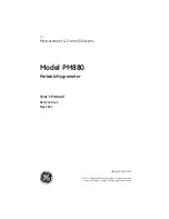 Предварительный просмотр 3 страницы GE PM880 User Manual