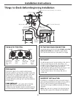 Предварительный просмотр 8 страницы GE PNRQ20RBL Owner'S Manual & Installation Instructions