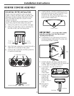 Preview for 9 page of GE PNRQ20RBL Owner'S Manual & Installation Instructions