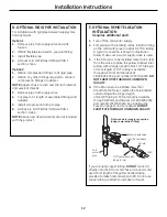 Предварительный просмотр 12 страницы GE PNRQ20RBL Owner'S Manual & Installation Instructions