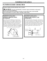 Предварительный просмотр 16 страницы GE PNRQ20RBL Owner'S Manual & Installation Instructions