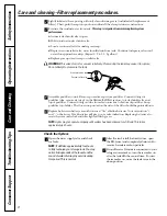 Предварительный просмотр 8 страницы GE PNRV18ZCC01 Owner'S Manual