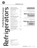 GE PNS20KSHAFSS Owner'S Manual And Installation Instructions preview