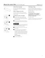 Предварительный просмотр 7 страницы GE PNS20KSHAFSS Owner'S Manual And Installation Instructions