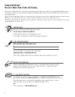 Preview for 2 page of GE PNSF39Z01 Owner'S Manual & Installation Instructions