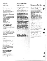 Preview for 2 page of GE Porta-Cool KTP06 Use And Care Manual