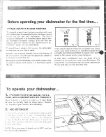 Preview for 3 page of GE Potscrubber GSC436 Use & Care Manual