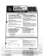 Предварительный просмотр 1 страницы GE Potscrubber GSC450W Operating Instructions