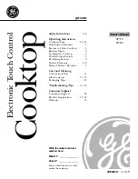 GE PP950BMBB - 30" Smoothtop Electric Cooktop Owner'S Manual preview