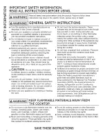 Preview for 2 page of GE PP9830 Owner'S Manual & Installation Instructions