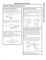 Preview for 17 page of GE PP9830 Owner'S Manual & Installation Instructions