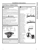 Preview for 23 page of GE PP9830 Owners Manual And Installation Manual