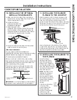 Preview for 21 page of GE PP9830 Owner'S Manual