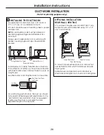 Предварительный просмотр 20 страницы GE PP989 Owner'S Manual & Installation Instructions