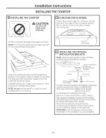 Preview for 20 page of GE PP989 Owner'S Manual And Installation Instructions