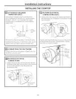 Предварительный просмотр 22 страницы GE PP989 Owner'S Manual And Installation Instructions