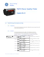 Preview for 199 page of GE PQM II Instruction Manual