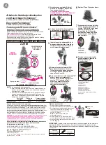 Preview for 2 page of GE Pre-Lit Christmas Tree with Easy Shape Easy Light Color... Assembly Instructions