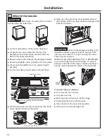 Preview for 10 page of GE Professional Series Installation Instructions Manual
