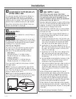 Preview for 13 page of GE Professional Series Installation Instructions Manual
