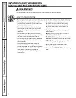 Preview for 2 page of GE Profile 200D8074P017 Owners And Installation Manual