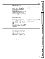 Preview for 17 page of GE Profile 200D8074P017 Owners And Installation Manual