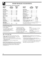 Preview for 8 page of GE Profile 24 CustomStyle Use And Care & Installation Manual