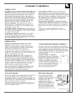 Preview for 55 page of GE Profile 24 CustomStyle Use And Care & Installation Manual