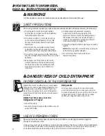 Preview for 2 page of GE Profile 26 Series Owner'S Manual And Installation Instructions