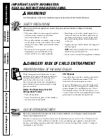 Preview for 2 page of GE Profile 3504502P327 Owner'S Manual And Installation