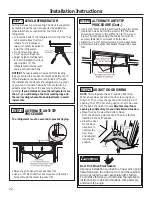 Preview for 22 page of GE Profile 42 Owner'S Manual And Installation Instructions