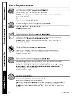 Предварительный просмотр 52 страницы GE Profile 465 Owner'S Manual