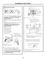 Preview for 18 page of GE Profile Advantium PSA1200 Installation Instructions Manual