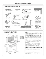 Preview for 7 page of GE Profile Advantium PSA1201 Installation Instructions Manual