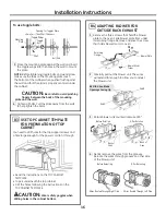 Preview for 16 page of GE Profile Advantium PSA1201 Installation Instructions Manual