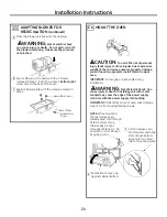 Preview for 21 page of GE Profile Advantium PSA1201 Installation Instructions Manual