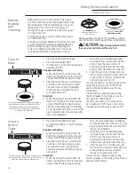 Preview for 20 page of GE Profile Advantium PSB1000 Owner'S Manual