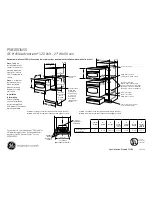 GE Profile Advantium PSB1001NSS Dimensions preview