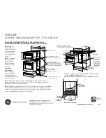 Preview for 1 page of GE Profile Advantium PSB9120SF Dimension Manual