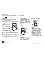 Preview for 2 page of GE Profile Advantium PSB9120SF Dimension Manual