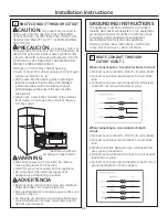 Preview for 11 page of GE Profile Advantium PSB9240DFBB Installation Instructions Manual