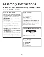 Preview for 13 page of GE Profile Advantium PSB9240DFBB Installation Instructions Manual