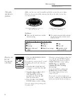 Preview for 20 page of GE Profile Advantium SCA2000F Owner'S Manual