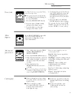 Preview for 21 page of GE Profile Advantium SCA2000F Owner'S Manual