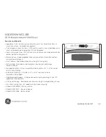 Предварительный просмотр 2 страницы GE Profile Advantium SCB1000K Dimensions