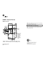 GE Profile Advantium SCB2000F Dimensions preview