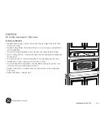 Preview for 3 page of GE PROFILE ADVANTIUM SCB2001K Dimensions And Installation Information