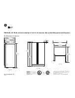 GE Profile Arctica CustomStyle PSI23SGRSV Dimension Manual preview