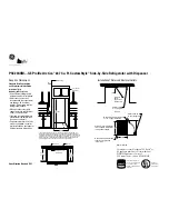 Preview for 2 page of GE Profile Arctica PSC23SHM Dimension Manual