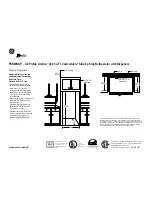 Preview for 2 page of GE Profile Arctica PSH23NGP Dimension Manual